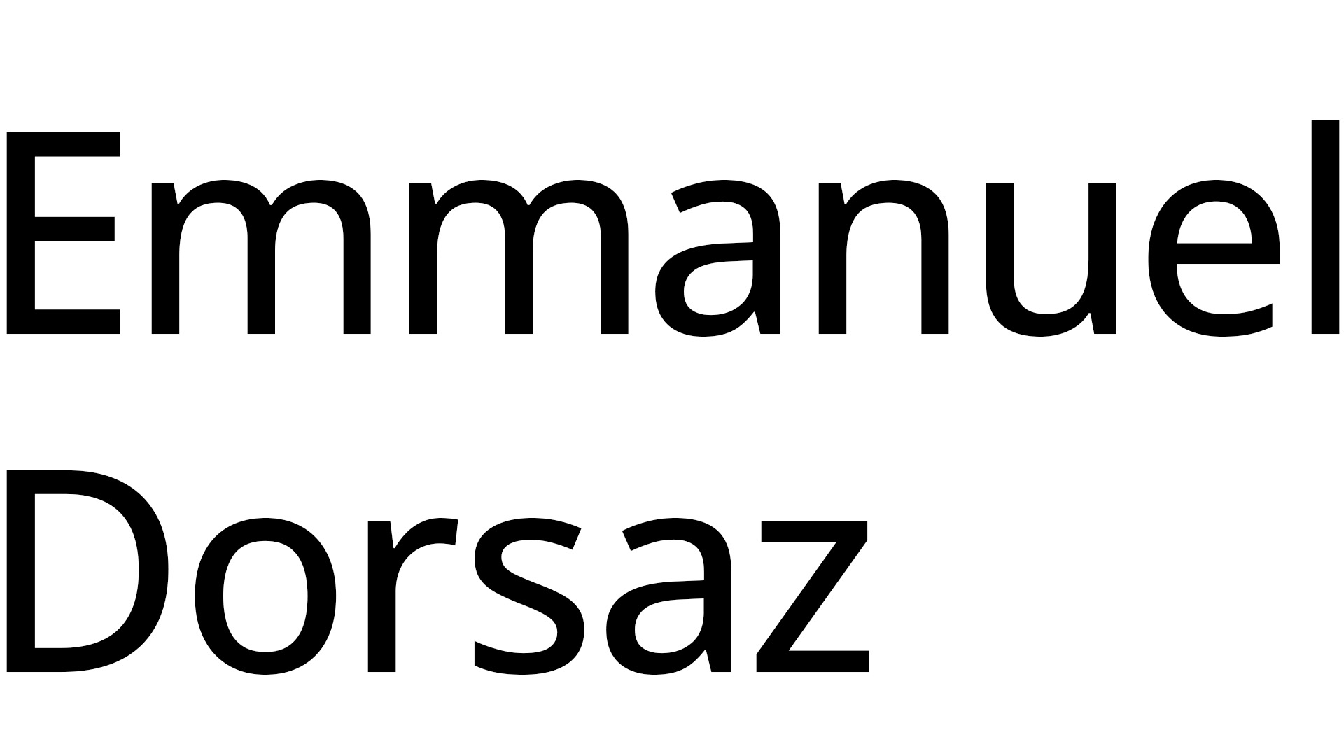 Emmanuel Dorsaz